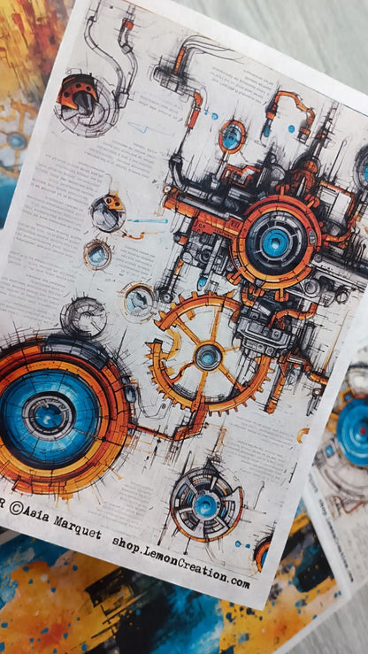 Rice Papers- SAPPHIRE collection