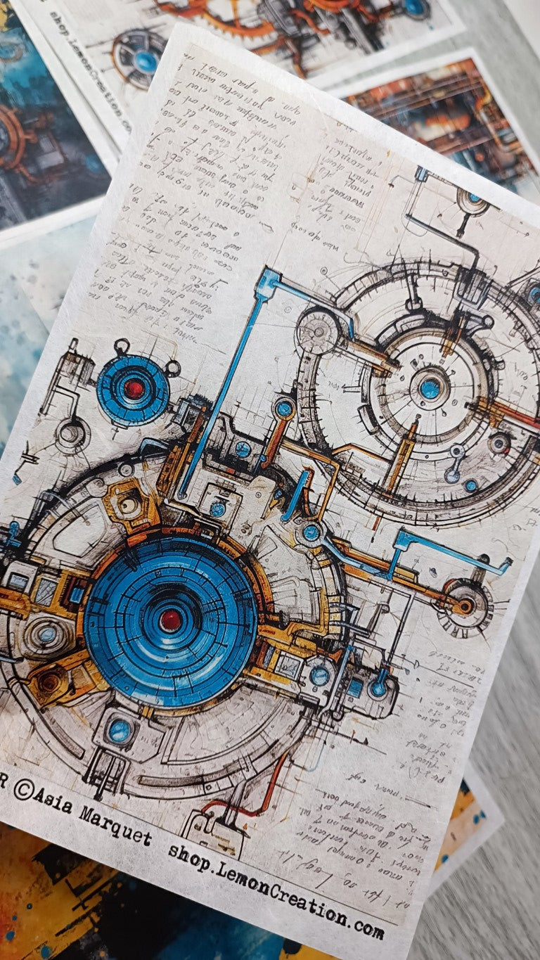 Rice Papers- SAPPHIRE collection