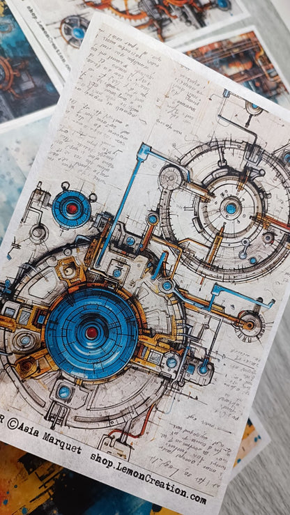 Rice Papers- SAPPHIRE collection