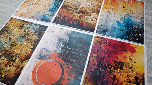 Rice Papers- ORANGE collection