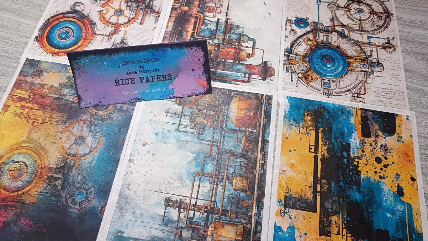 Rice Papers- SAPPHIRE collection