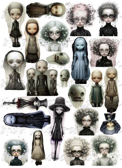 DIGITAL DOWNLOAD FILE- Dystopian Characters part 2