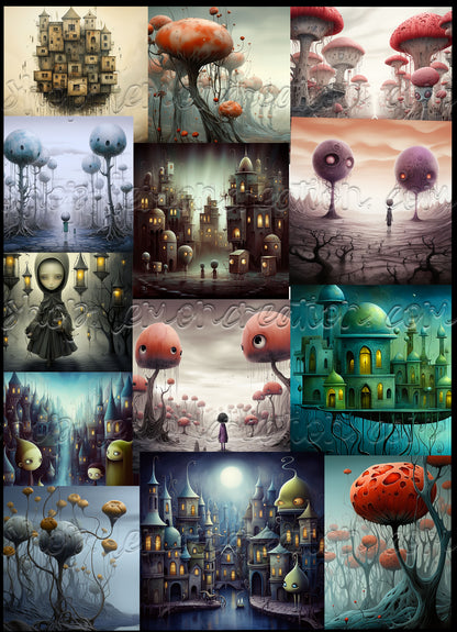 DIGITAL DOWNLOAD FILE-  Dystopian Scenery