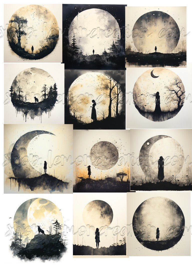 DIGITAL DOWNLOAD FILE-  In The Moonlight