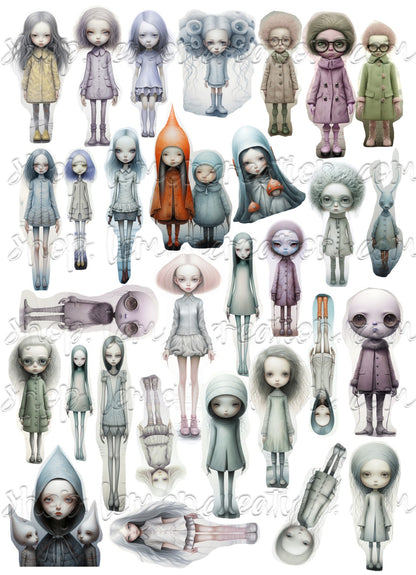 DIGITAL DOWNLOAD FILE- Dystopian Characters Part 1