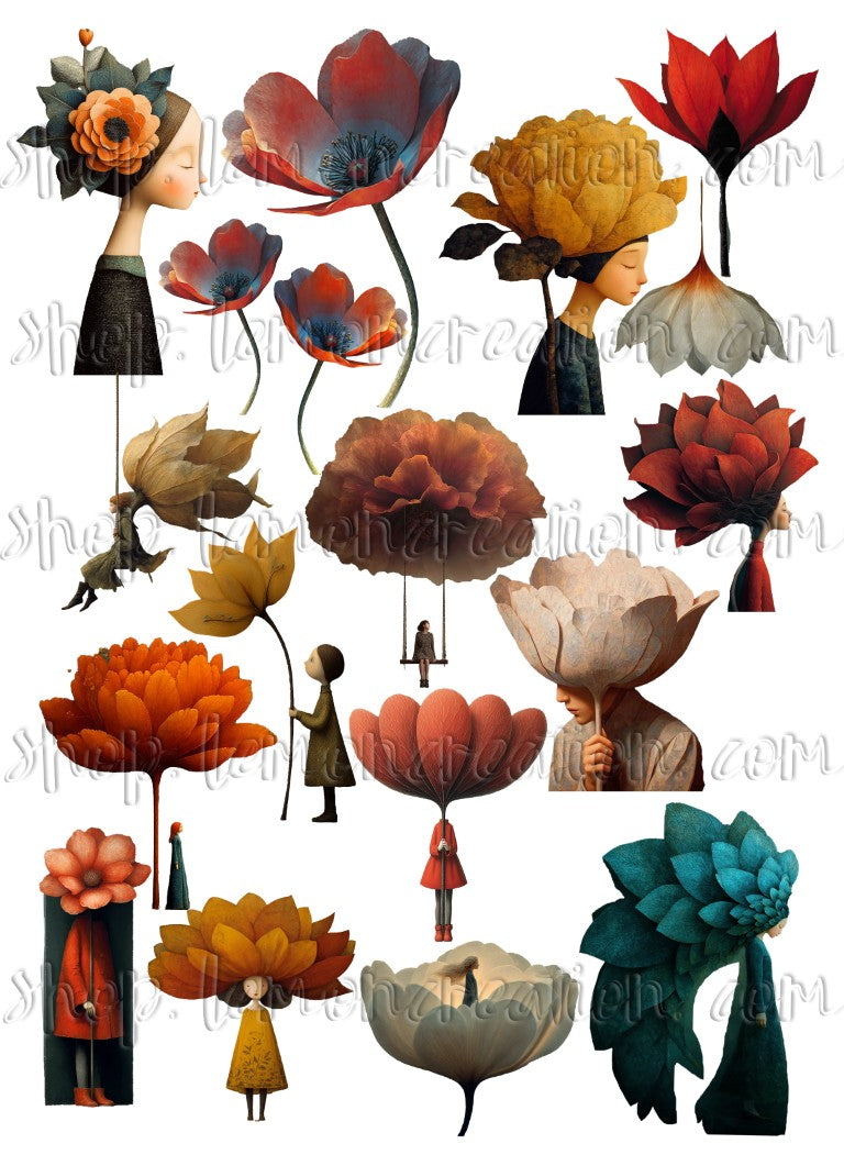 DIGITAL DOWNLOAD FILE- Petal Sorcery