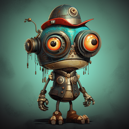 DIGITAL DOWNLOAD FILE- Whimsical Steampunk Creatures