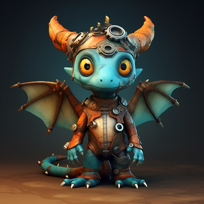 DIGITAL DOWNLOAD FILE- Whimsical Steampunk Creatures