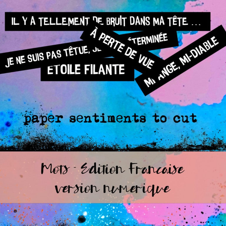 DIGITAL DOWNLOAD FILE- Édition française de Really Silly Words