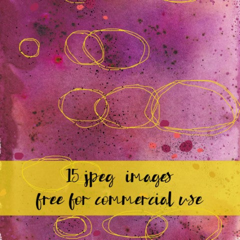 DIGITAL DOWNLOAD FILE- Original Handmade Background  Bundle #1
