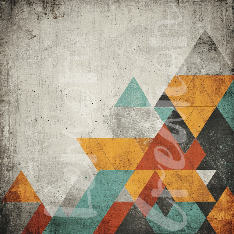 DIGITAL DOWNLOAD FILE- Violet Geometrical Collection