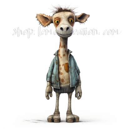 DIGITAL DOWNLOAD FILE- Animals  With a Twist