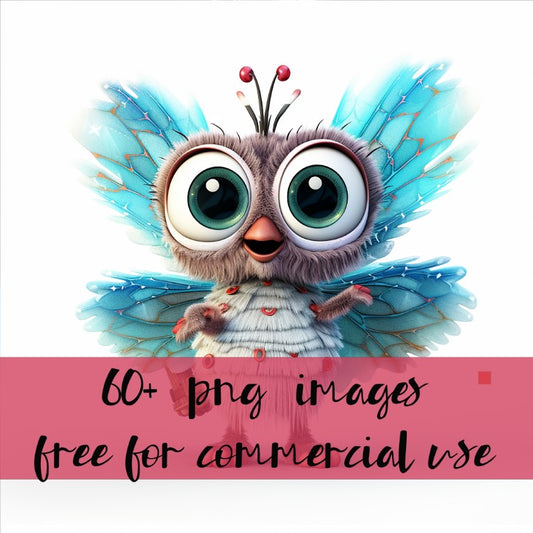 DIGITAL DOWNLOAD FILE- Super Cute Winter bugs