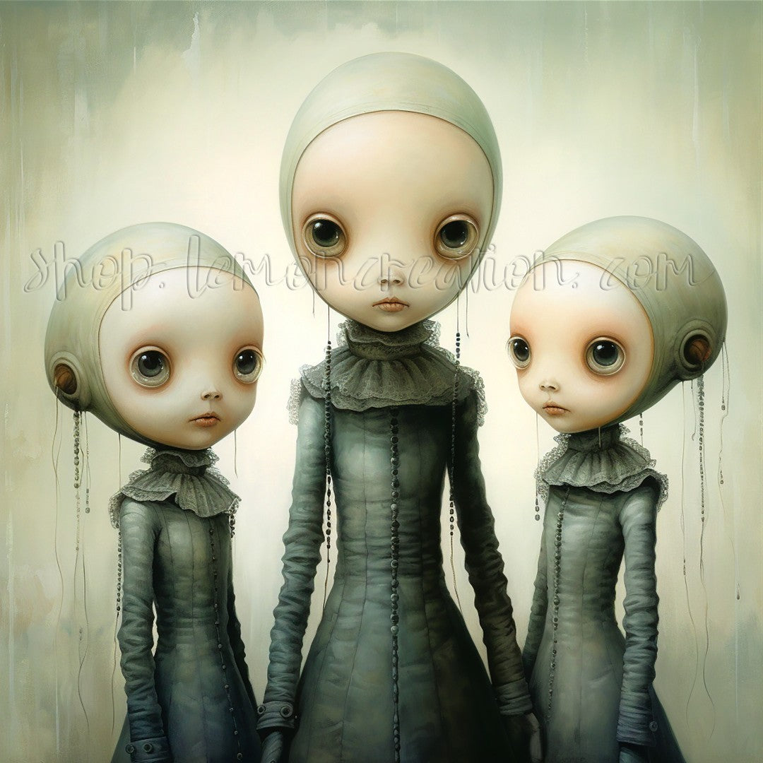 DIGITAL DOWNLOAD FILE- Dystopian Characters Part 1