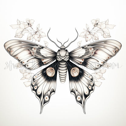 DIGITAL DOWNLOAD FILE- Butterflies and Moths