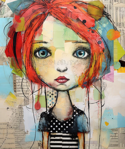 DIGITAL DOWNLOAD FILE- Patchwork Women