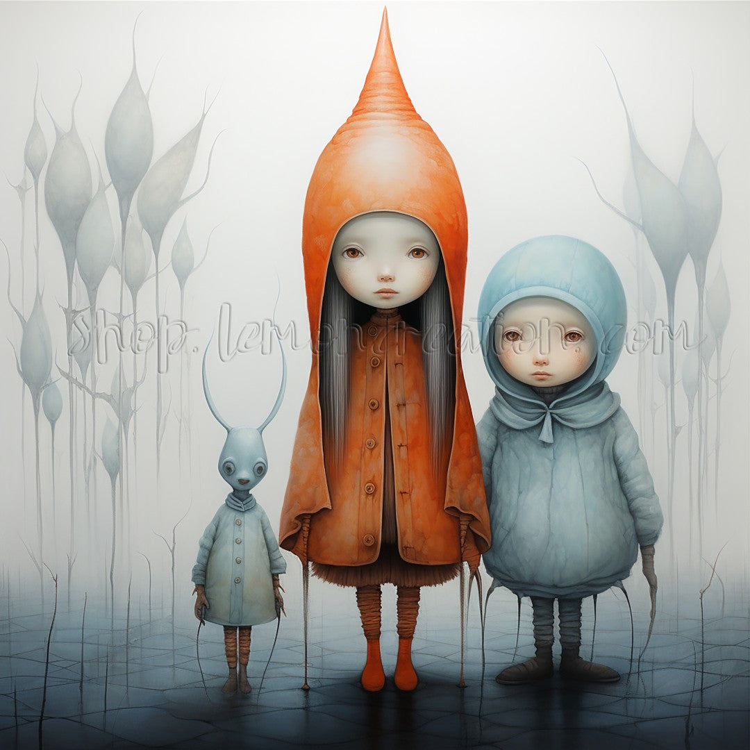 DIGITAL DOWNLOAD FILE- Dystopian Characters Part 1