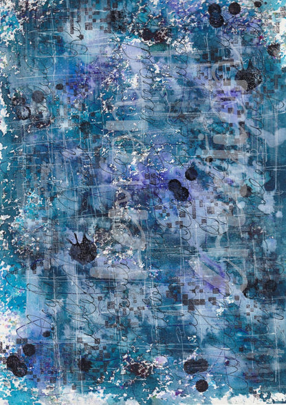 DIGITAL DOWNLOAD FILE- Original Handmade Background  Bundle #1