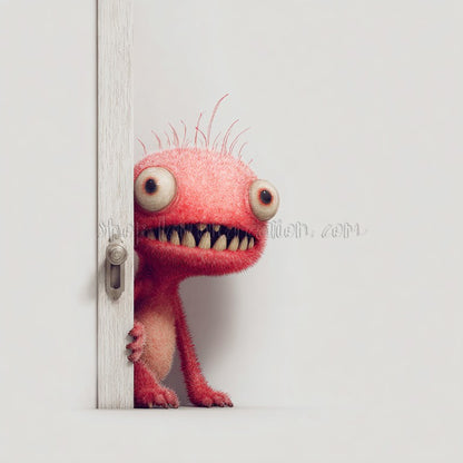 DIGITAL DOWNLOAD FILE-  Monster's Peek-A-Boo