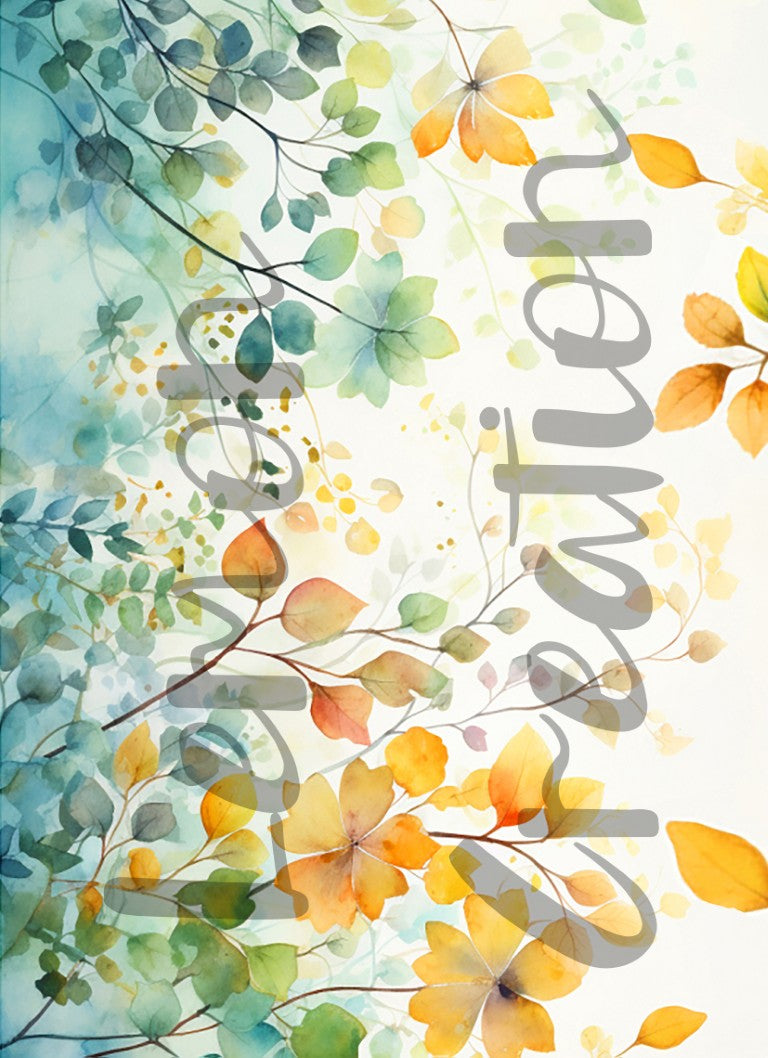DIGITAL DOWNLOAD FILE-  Yellow Flower Collection