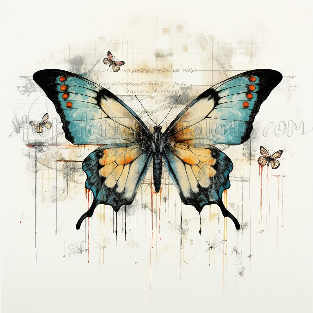 DIGITAL DOWNLOAD FILE- Butterflies and Moths