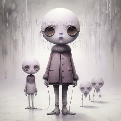 DIGITAL DOWNLOAD FILE- Dystopian Characters Part 1