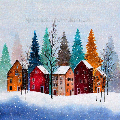 DIGITAL DOWNLOAD FILE- Winter Magical Scenery