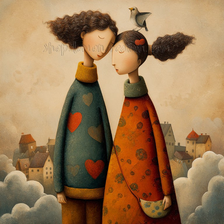 DIGITAL DOWNLOAD FILE- Hearts and Hiccups