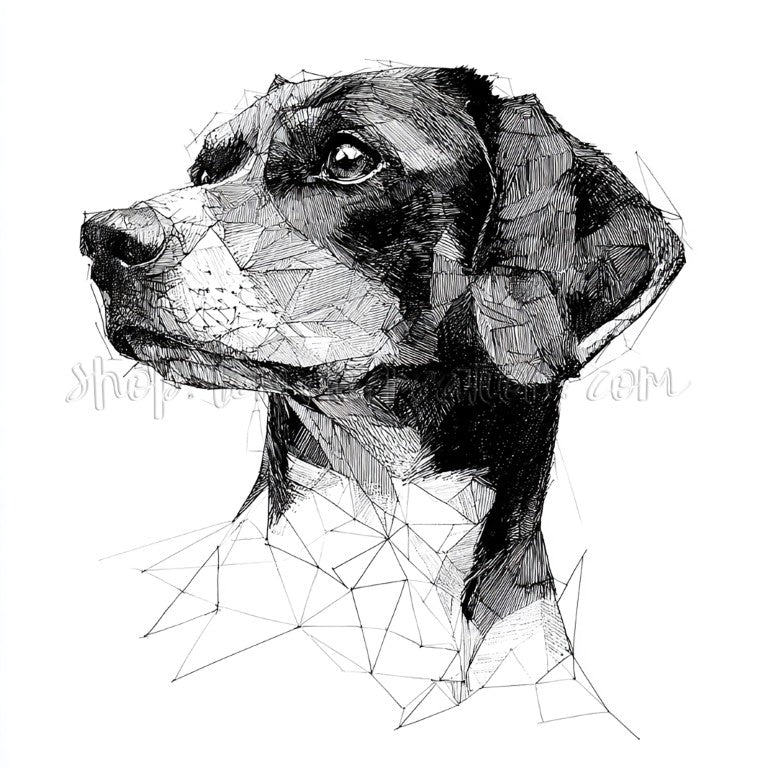 DIGITAL DOWNLOAD FILE- Geometric Animals