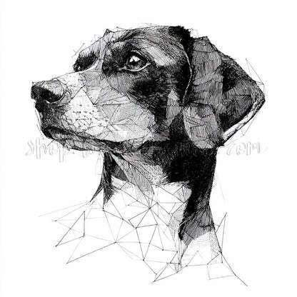 DIGITAL DOWNLOAD FILE- Geometric Animals