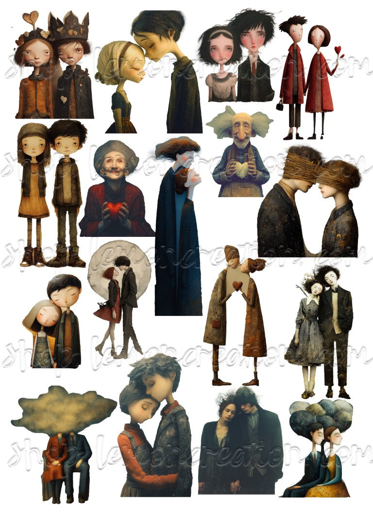 DIGITAL DOWNLOAD FILE- Hearts and Hiccups