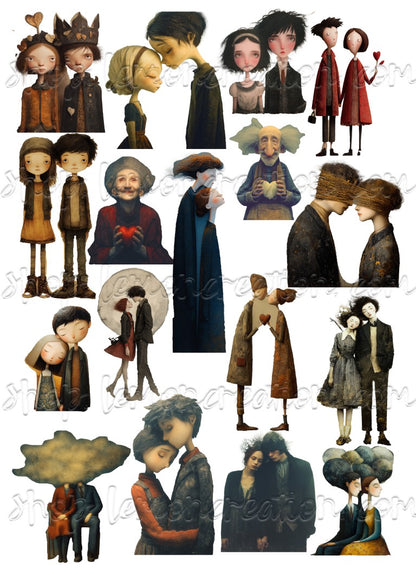 DIGITAL DOWNLOAD FILE- Hearts and Hiccups