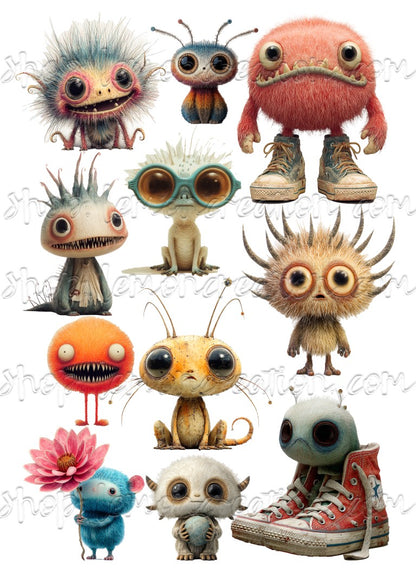 DIGITAL DOWNLOAD FILE-  Monster's Peek-A-Boo