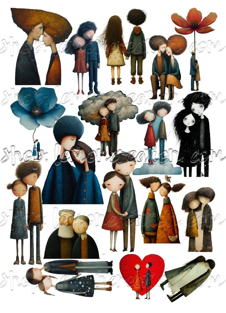 DIGITAL DOWNLOAD FILE- Hearts and Hiccups