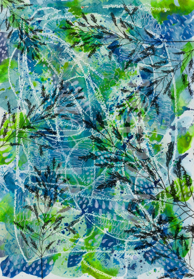 DIGITAL DOWNLOAD FILE- Original Handmade Background  Bundle #1