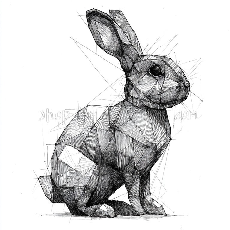 DIGITAL DOWNLOAD FILE- Geometric Animals