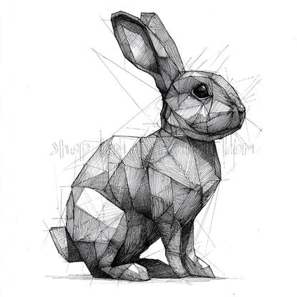 DIGITAL DOWNLOAD FILE- Geometric Animals