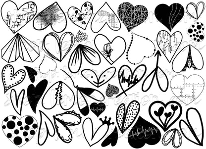 Digital Download File- HEARTS bundle