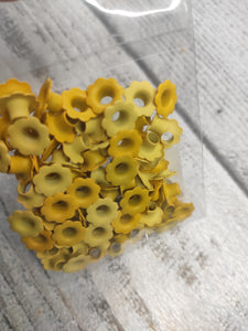 Eyelets- yellow flowers