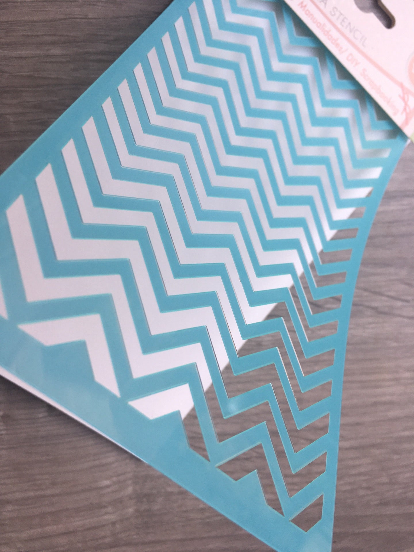 Mixed media stencil DESTASH
